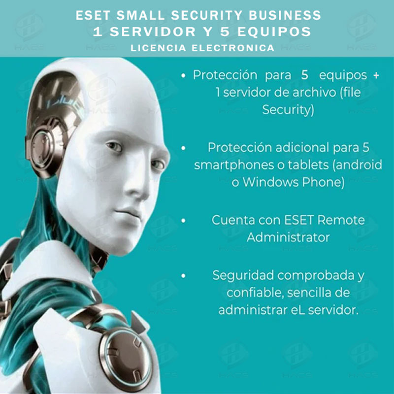 Eset Small Business Security Pack 1 Servidor 5 Estaciones – SOLUCIONES HACS