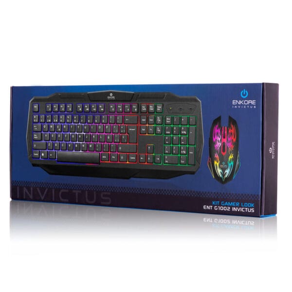 Kit Gamer Invictus Teclado + Mouse + Pad - Imagen 5