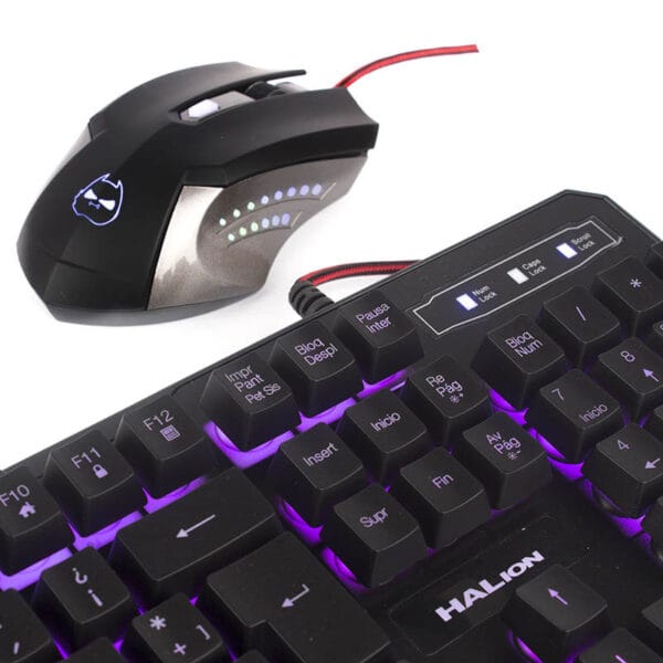 Kit Gamer Teclado y Mouse Odin Luces Led - Imagen 4