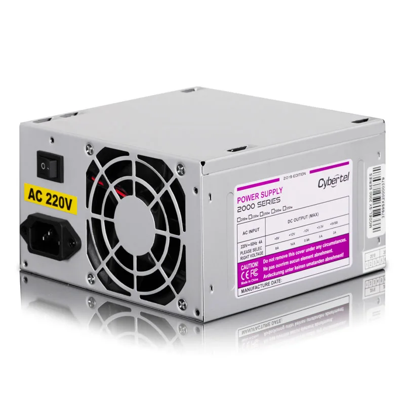 Fuente De Poder Cybertel Atx 230-600w