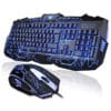 Kit Gamer Teclado + Mouse + Pad, Luces Led - Imagen 2