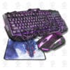 Kit Gamer Teclado + Mouse + Pad, Luces Led
