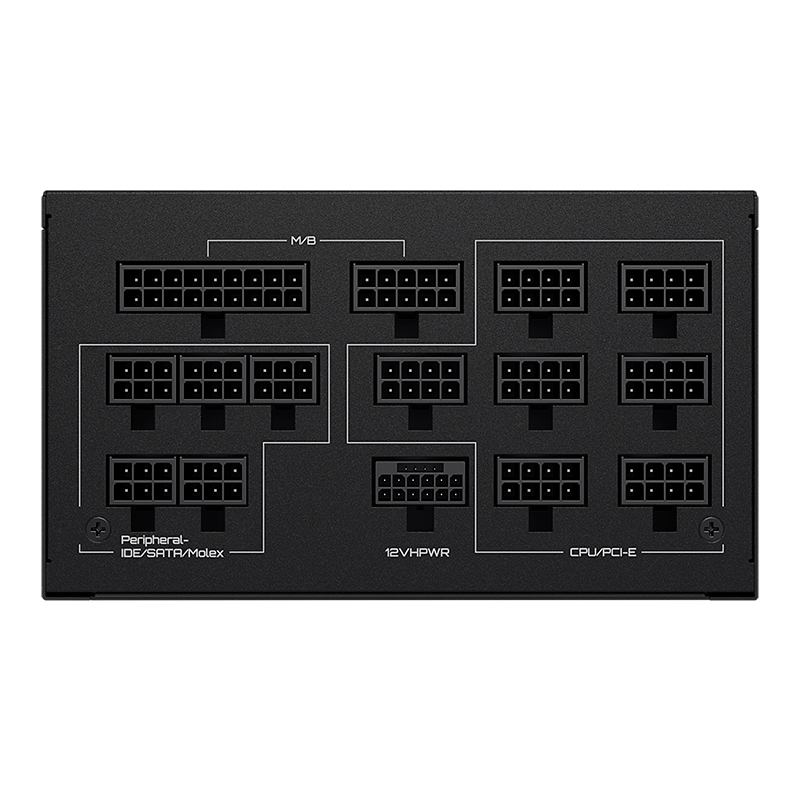 Fuente de alimentación GIGABYTE GP-UD1300GM P, 1300W, 80 PLUS Gold Certified, Formato ATX. - Imagen 3